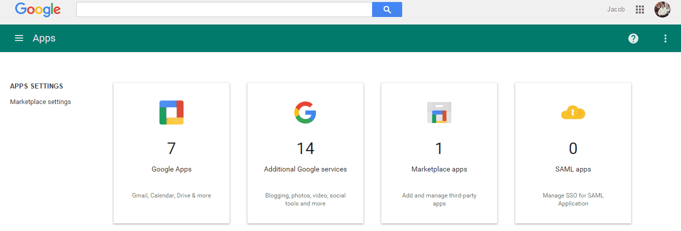 Disable Google Apps